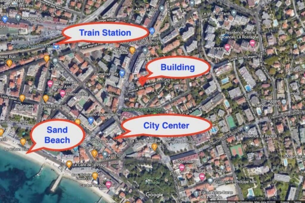 Coeur De Juan, Calme, 300M Plages - Easy Check-In 昂蒂布 外观 照片